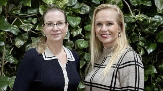 Paní Lucie a MUDr. Dita Pichlerová (zleva)