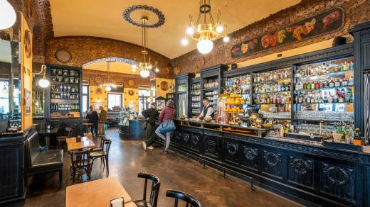 Caffe San Marco. Kavárna v italském Terstu