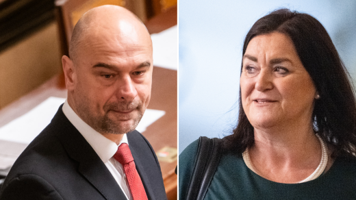 Martin Kolovratník (ANO) a Helena Langšádlová (TOP 09)