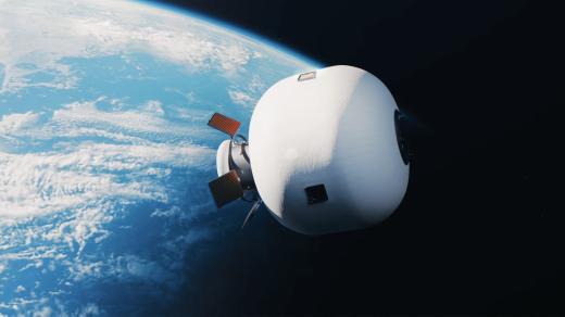 Koncept nafukovacího habitatu společnosti Max Space