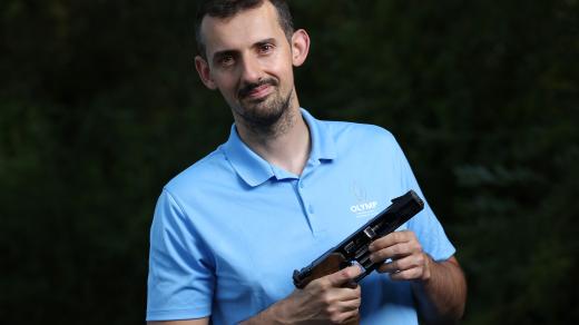 Sportovní střelec Martin Podhráský