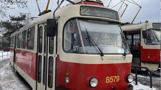 Tramvaj 22 na Bílé hoře
