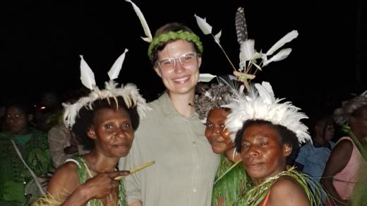 Ludmila Hana Houfková na Papui Nové Guineji