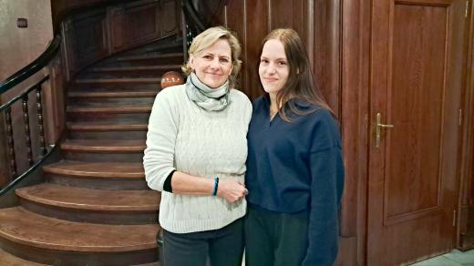 Petra Mazzolini s maminkou