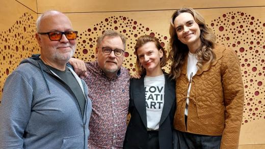 Anita Krausová a Aleš Palán ve Vypravěčích Daniely Brzobohaté a Václava Kopty