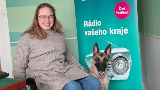 Sportovní kynoložka Marta Pochmanová se svou fenkou Atar