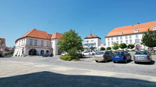 Náměstí Míru v Týně nad Vltavou