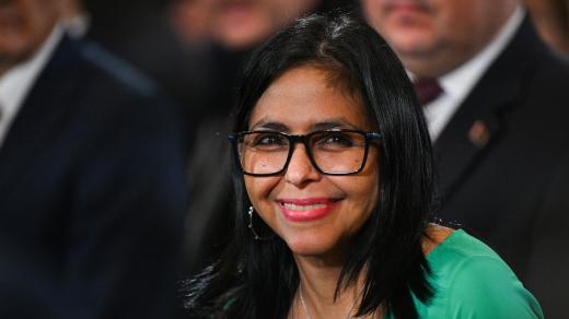 Prozatímní prezidentka Venezuely Delcy Rodríguezová