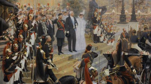 Georges Becker: Car Mikuláš II. v Paříži