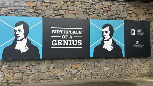 Básník Robert Burns je pro Skoty národním hrdinou a nedílnou součástí jejich identity