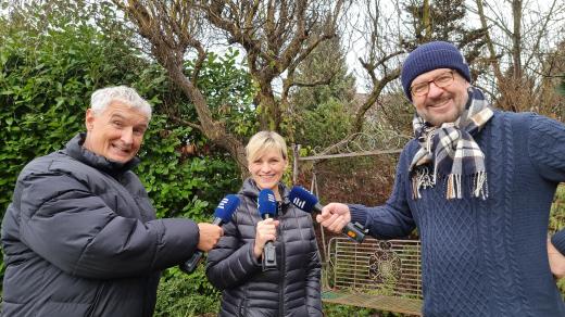 Václav Žmolík na návštěvě u Andrey a Michala Nesvadbových