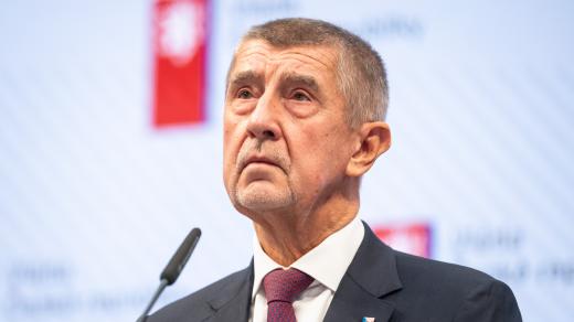 Premiér Andrej Babiš (ANO) na tiskové konferenci po první schůzi nové vlády