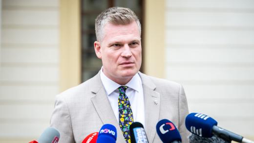 Poslanec a čestný prezident Motoristů Filip Turek po setkání s prezidentem Petrem Pavlem