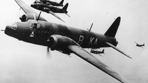 Bombardéry RAF typu Vickers Wellington (ilustr. foto)