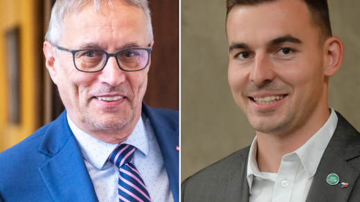 Martin Dvořák (STAN) a Libor Vondráček (Svobodní, za SPD)