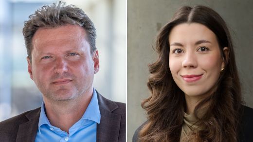 Poslanec hnutí ANO Radek Vondráček a poslankyně Kateřina Stojanová (Piráti)
