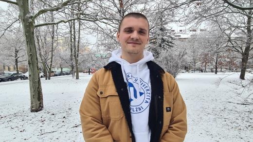 Hlavní studentský ambasador ZČU Václav Procházka