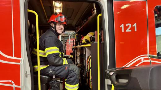 Hasič Jakub Hrnčiar