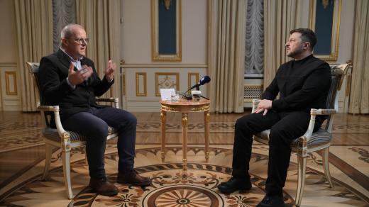 Exkluzivní rozhovor Josefa Pazderky s ukrajinským prezidentem Volodymyrem Zelenským