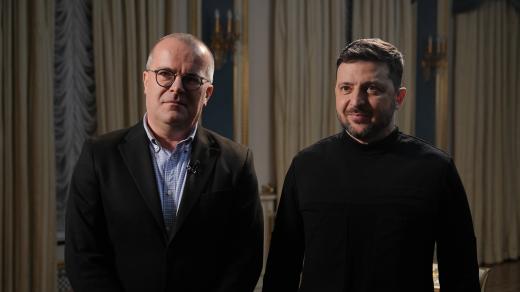 Exkluzivní rozhovor Josefa Pazderky s ukrajinským prezidentem Volodymyrem Zelenským