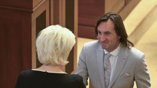 Denis Doksanský (ANO) a majitel školy Sion