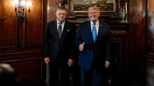 Jednání Roberta Fica a Donalda Trumpa na Floridě