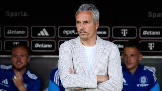 Trenér Sigmy Olomouc Tomáš Janotka