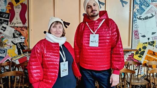 Věra Motyčková a Matěj Bereckei z Motyčkovic kliky