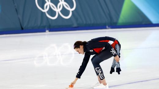 Rychlobruslařka Martina Sáblíková absolvovala na olympijských hrách závod na pět kilometrů