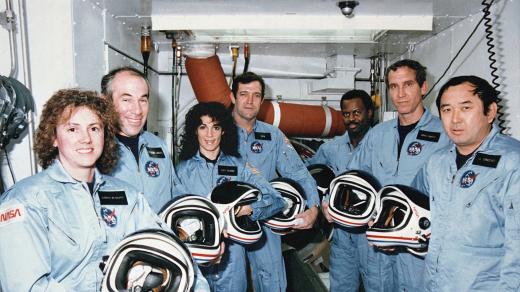 Posádka raketoplánu Challenger, která zahynula na palubě 28. ledna 1986