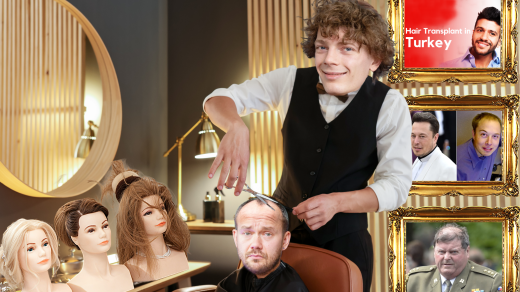 chudáčci pleš koláž