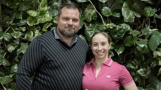 Fyzioterapeut Jan Krulík a paní Ladislava