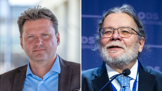 Radek Vondráček (ANO) a Alexandr Vondra (ODS)