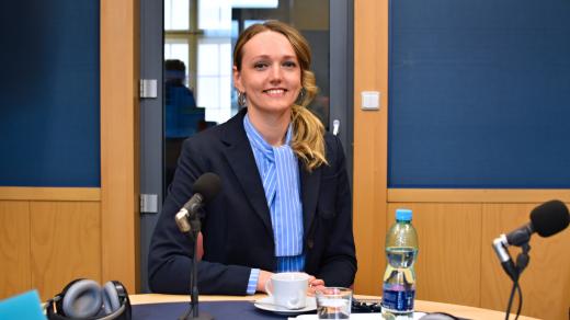 Lékařka Alexandra Mária Víteková z Kliniky infekčního oddělení Fakultní nemocnice Ostrava