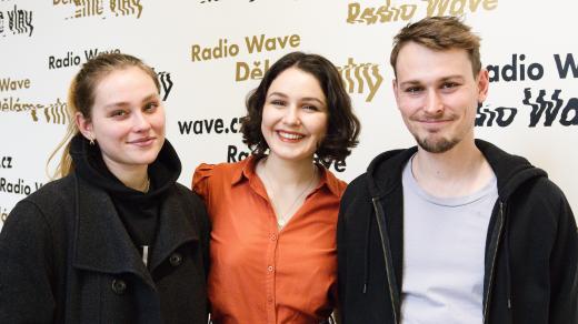 Magdalena Kořenová, Veronika Dušková a Prokop Pithart