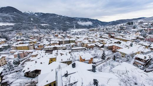 Italské horské středisko Cavalese