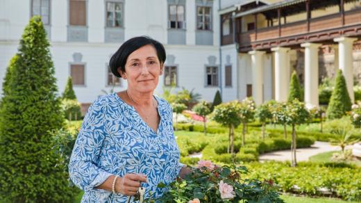 Kastelánka zámku Lysice Martina Rudolfová