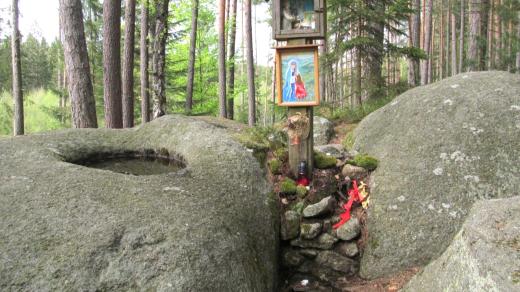 Vandlička nedaleko Besednice na Českokrumlovsku