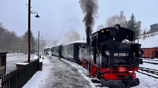 Obnova Přísečnické dráhy v saských Krušných horách trvala nadšencům deset let