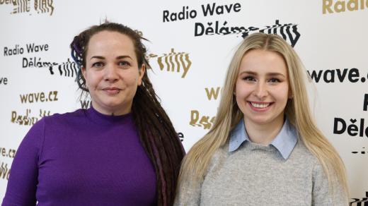 Nika Mazániková a Jana Kovářová