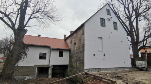 Unikátní Hrnčířův mlýn v Českém Meziříčí na Rychnovsku zachraňuje Vlastimil Šimek s partou nadšenců - celkový pohled po realizaci