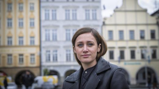 Kristýna Hájková, kurátorka Galerie současného umění a architektury v Domě umění v Českých Budějovicích