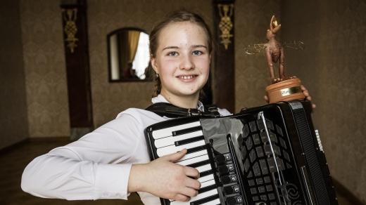 Akordeonistka Tereza Chalupová