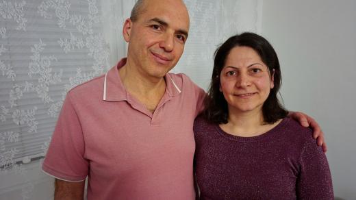 Hael Al Ebrahim a jeho žena Menar