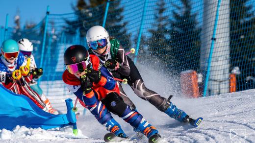 Skicrossařka Lucie Krausová na Olympiádě dětí a mládeže v roce 2023
