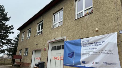 Želechovice nad Dřevnicí, budování zázemí pro novou dětskou skupinu Kuřátka