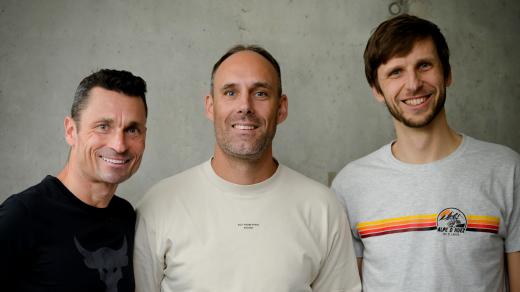 Jiří Ježek, František Raboň a Karel Janů