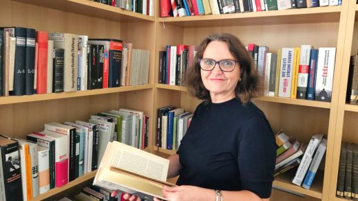 Tamara Pršínová, vedoucí Regionálního oddělení Jihočeské vědecké knihovny v Českých Budějovicích