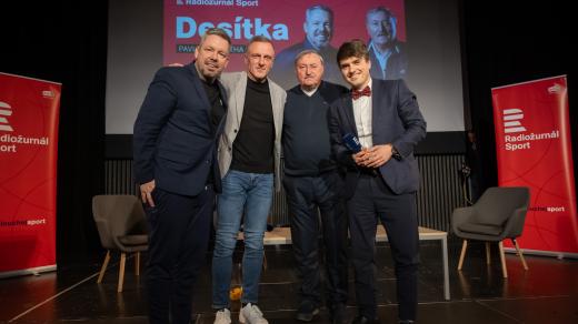 Na Desítce Pavla Horvátha v Jablonci bavili posluchače Antonín Panenka a Luboš Kozel