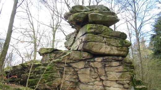 Čertovo břemeno u Cunkova na Táborsku